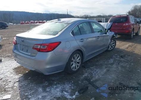 2016 Subaru Legacy 2.5I Premium z USA, uszkodzony, nr VIN 4S3BNAC62G3059933